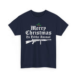 Merry Christmas Ya Filthy Animal Basic T-Shirt - Unisex
