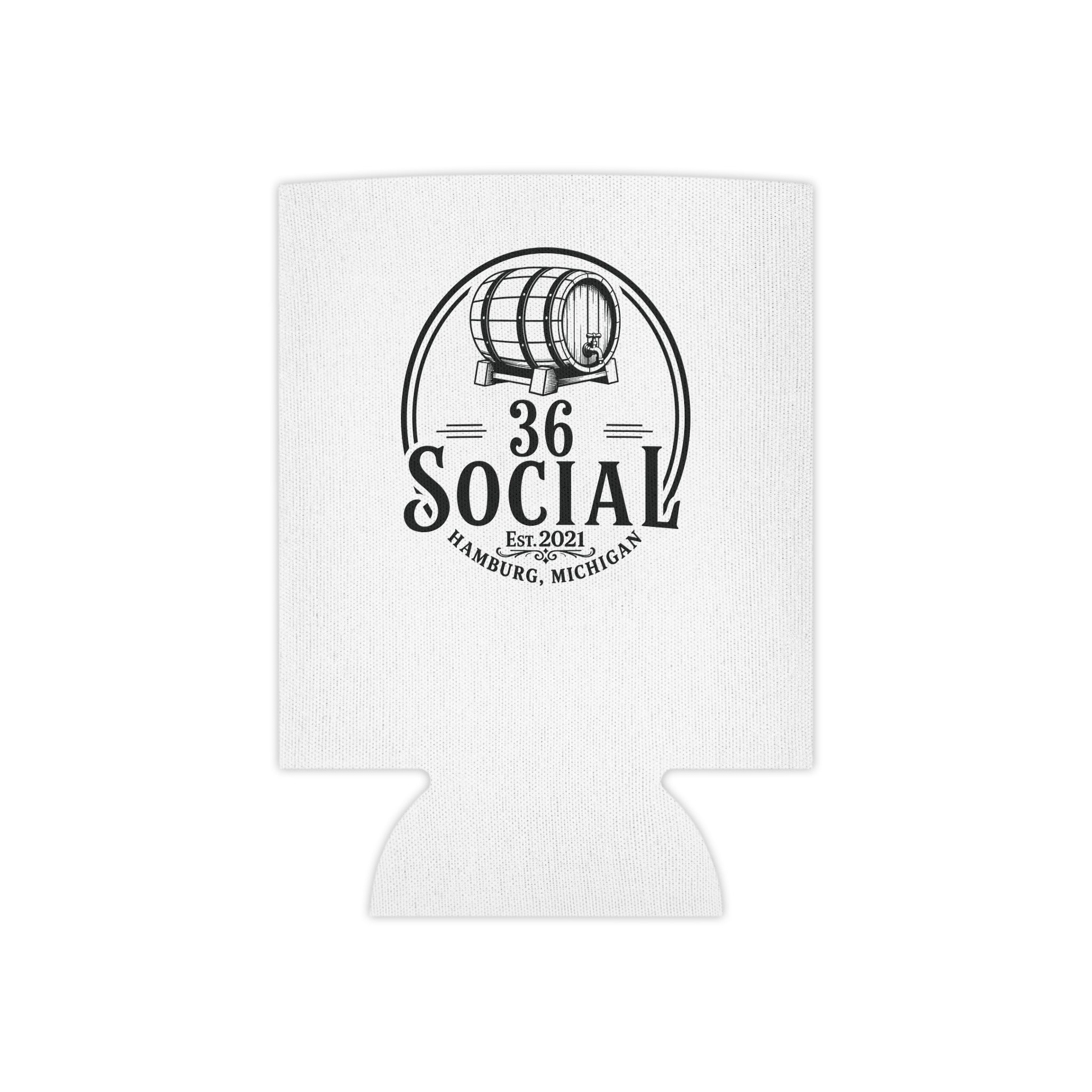 36 Social Logo 2 SL Can Cooler - Regular - White (Amaranth)