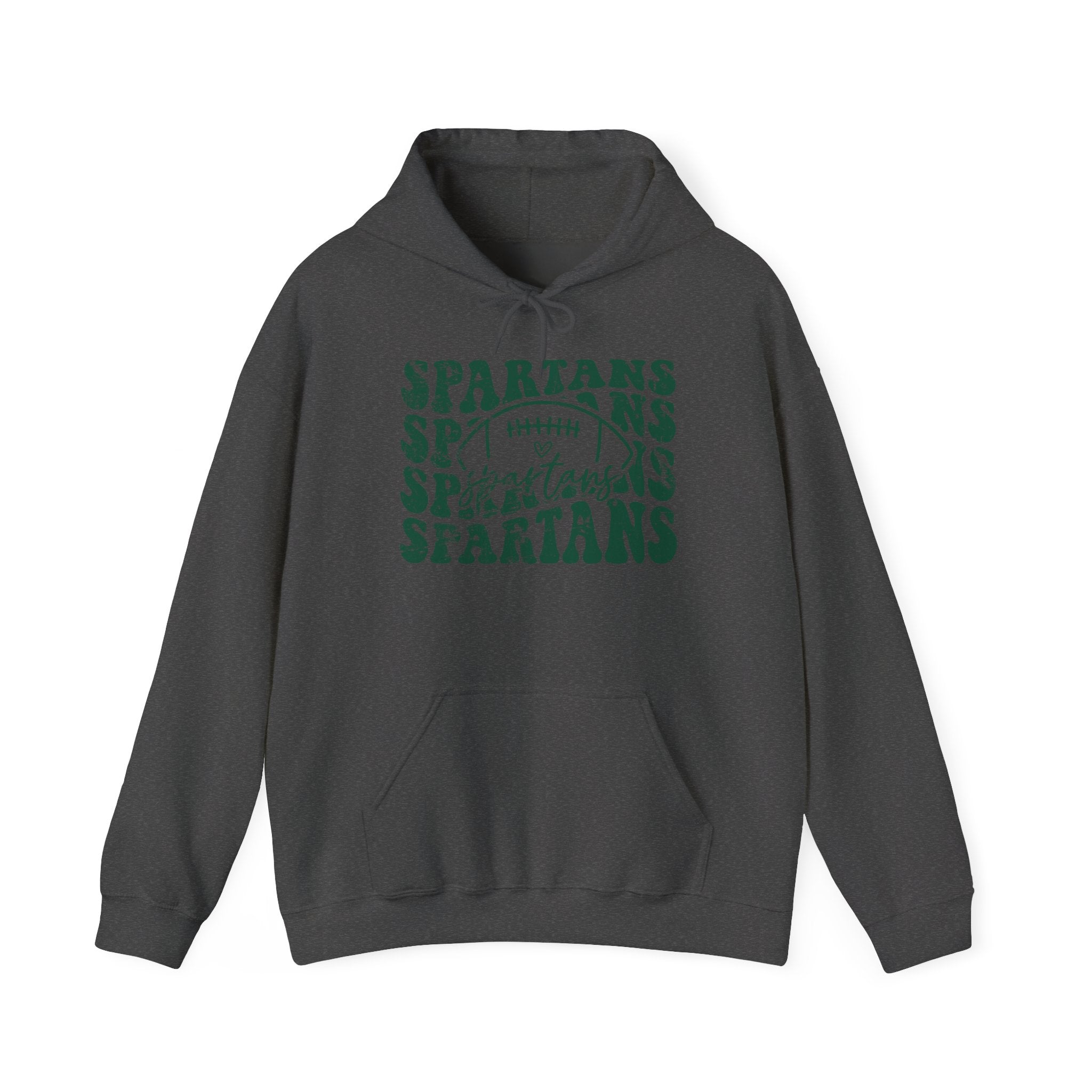 Spartans Football Green Hoodie - Unisex