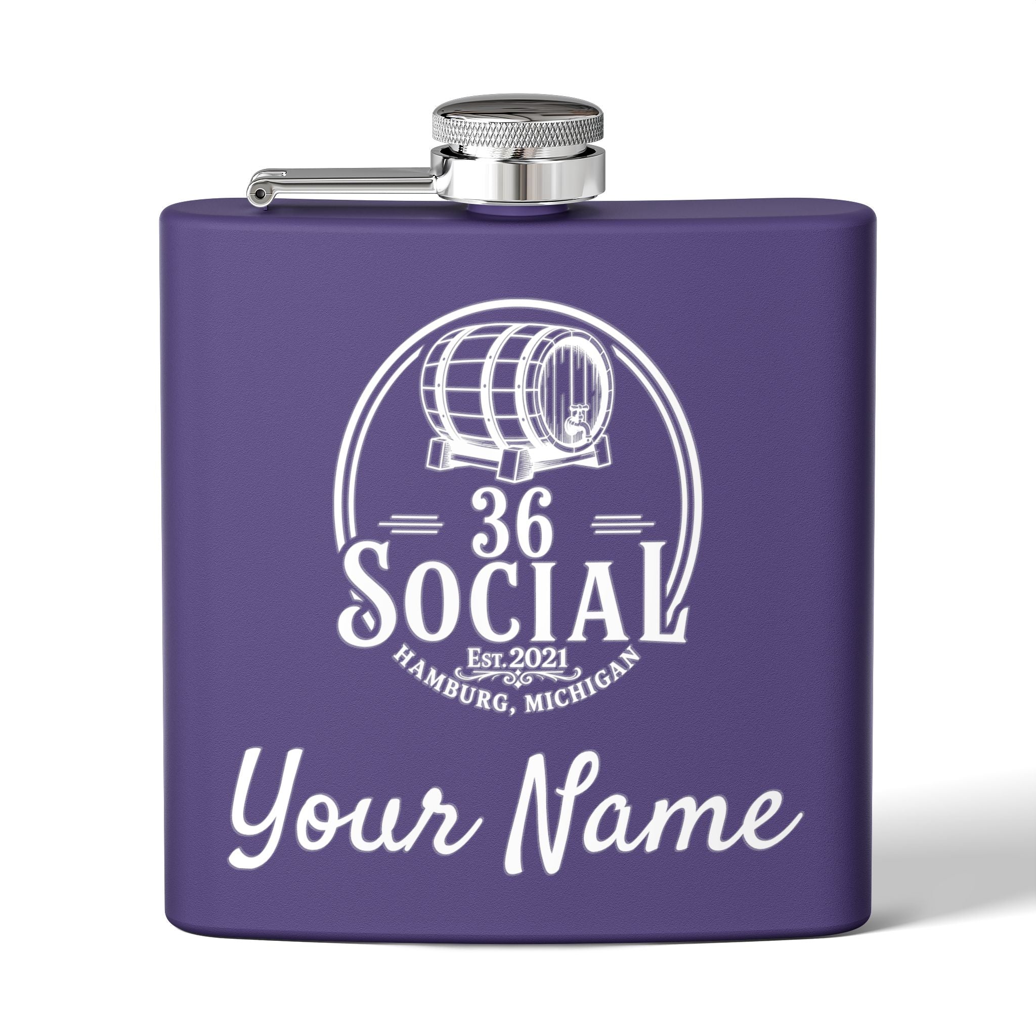 Flask - 6oz - 36 Social