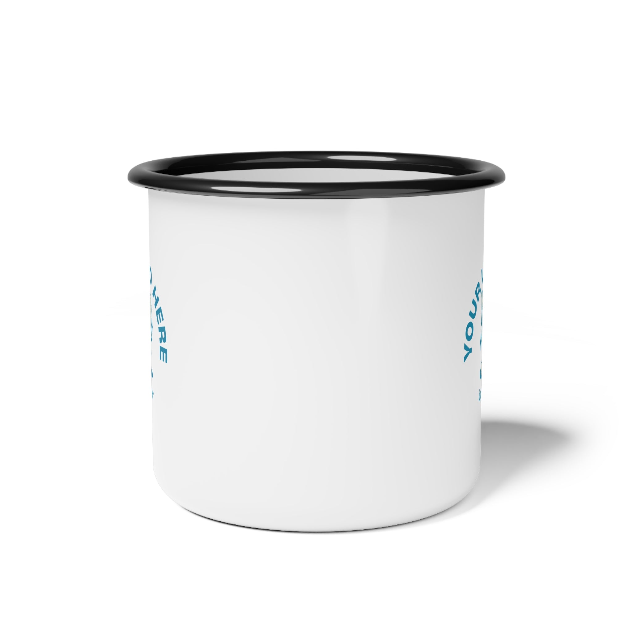 Personalized Enamel Camp Cup - Your Logo, Your Brand