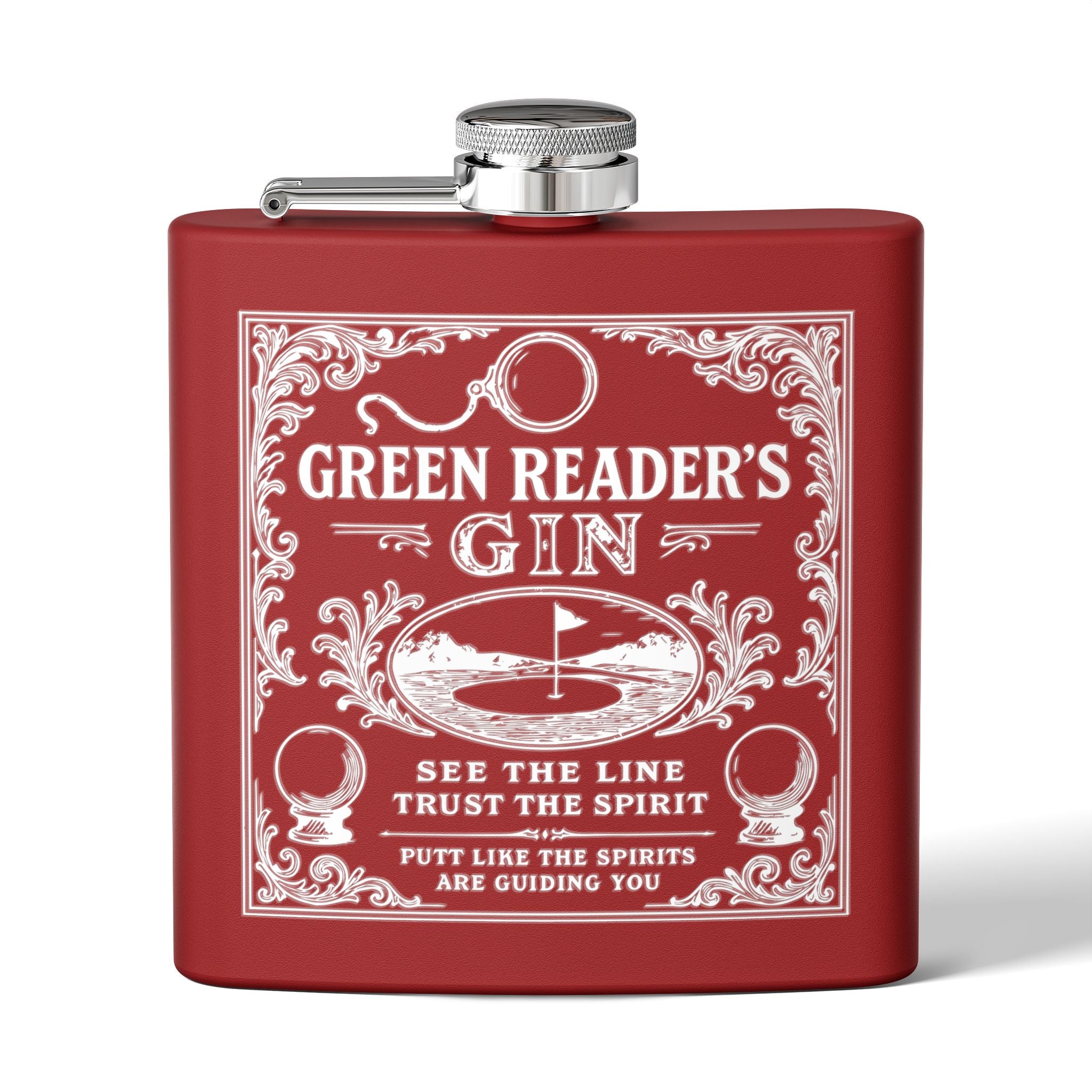 Green Reader's Flask - 6oz