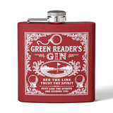 Green Reader's Black Flask - 6oz