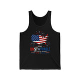 Brush Flag Still Unstoppable 250 Years Freedom Patriotic Basic T-Shirt - Unisex