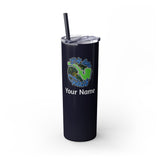 Skinny Steel Tumbler with Straw - 20oz - Big Lake Glass Pipe