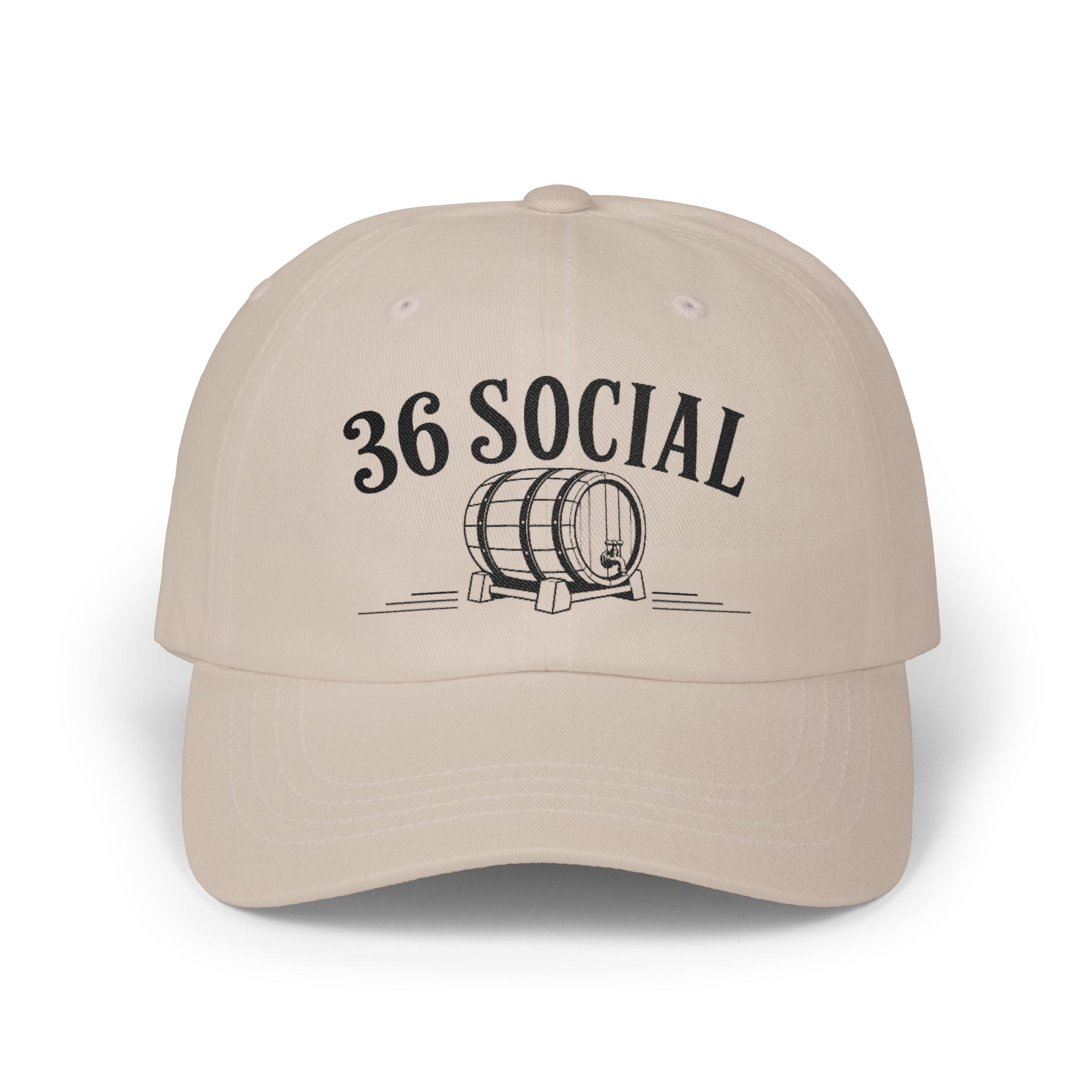 Classic Dad Cap - Embroidered - 36 Social
