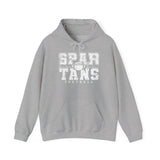 Spartans Football White Hoodie - Unisex
