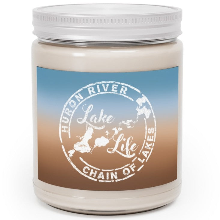 Scented Candles, 9oz - HRCL Lake Life Logo