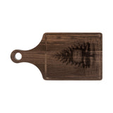 Christmas Tree with Wooden Sign Personalized Engraved Wooden Cutting Board Paddle w Handle