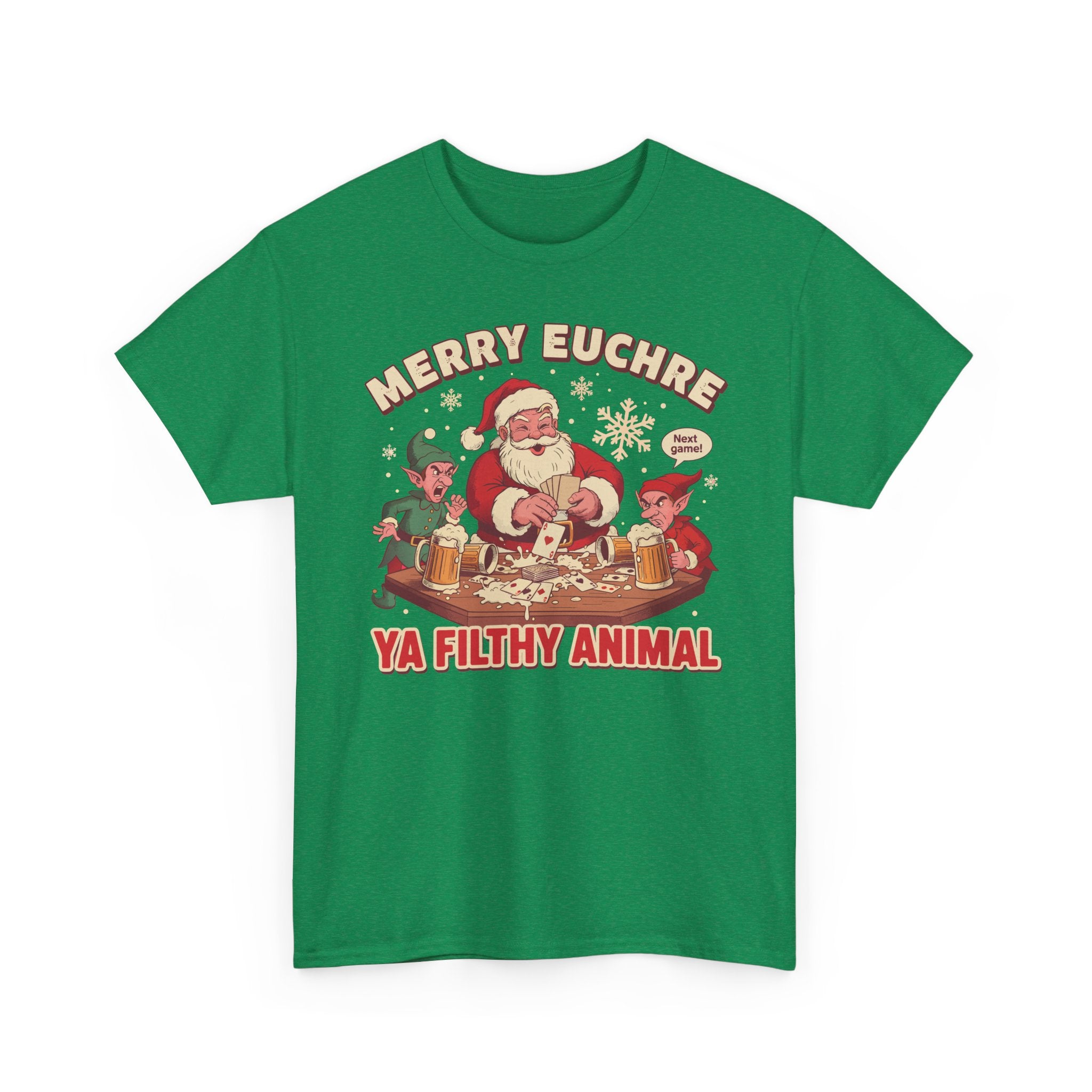 Merry Euchre Ya Filthy Animal Classic Basic T-Shirt - Unisex
