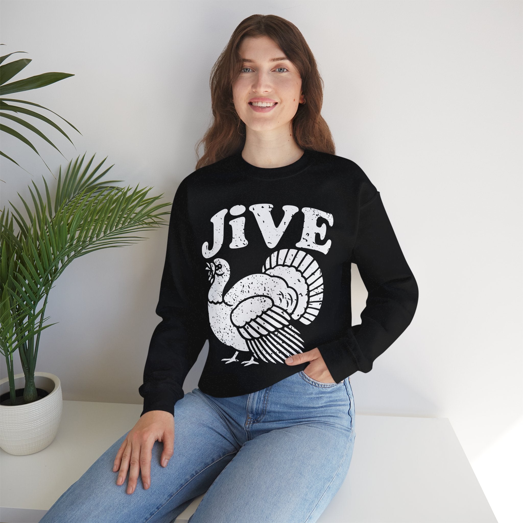 Jive Turkey Crewneck Sweatshirt - Unisex