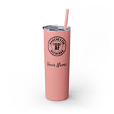 Manchester Local AF Skinny Steel Tumbler with Straw - 20oz