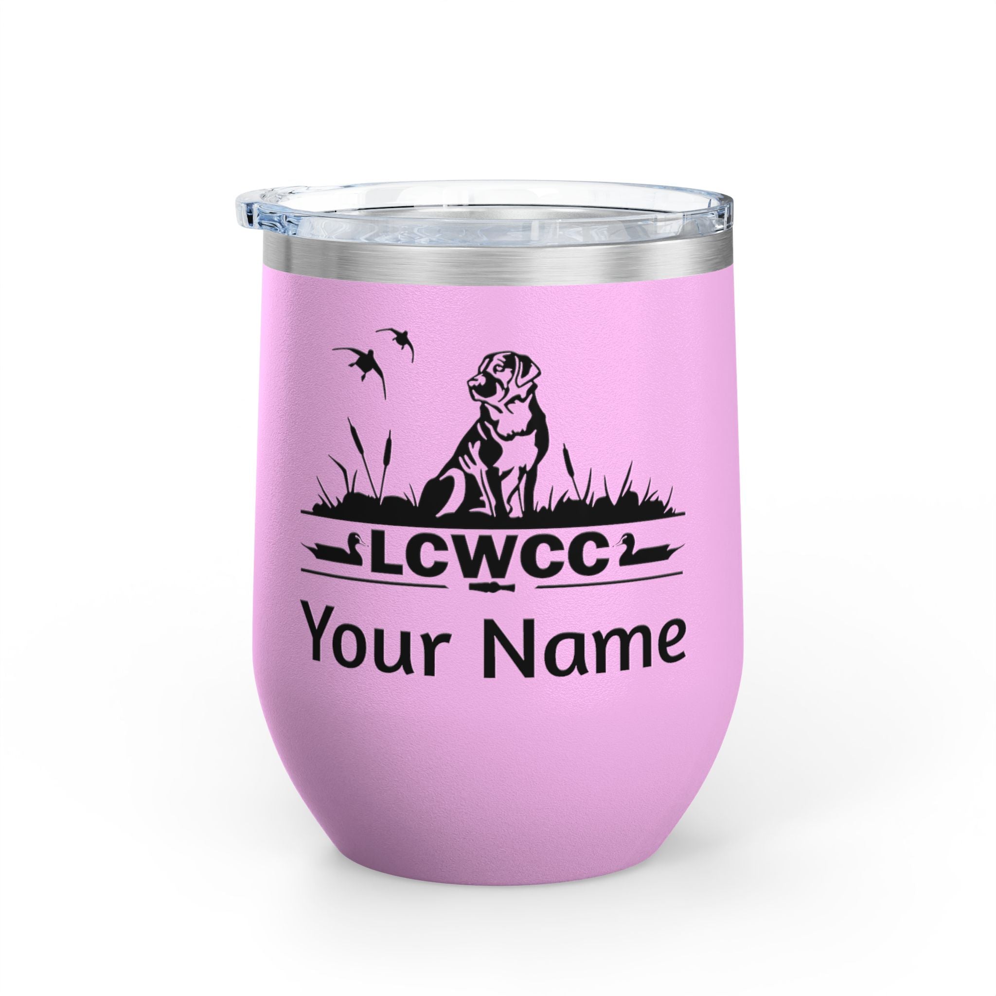 LCWCC Dog Logo Wine Tumbler - 12oz