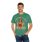 Holiday Spirit In A Glass Cocktails Premium T-Shirt - Unisex