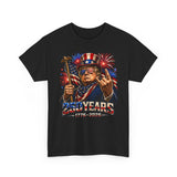 Funny President Figure Parade 250th Anniversary Patriotic Grunge Basic T-Shirt - Unisex