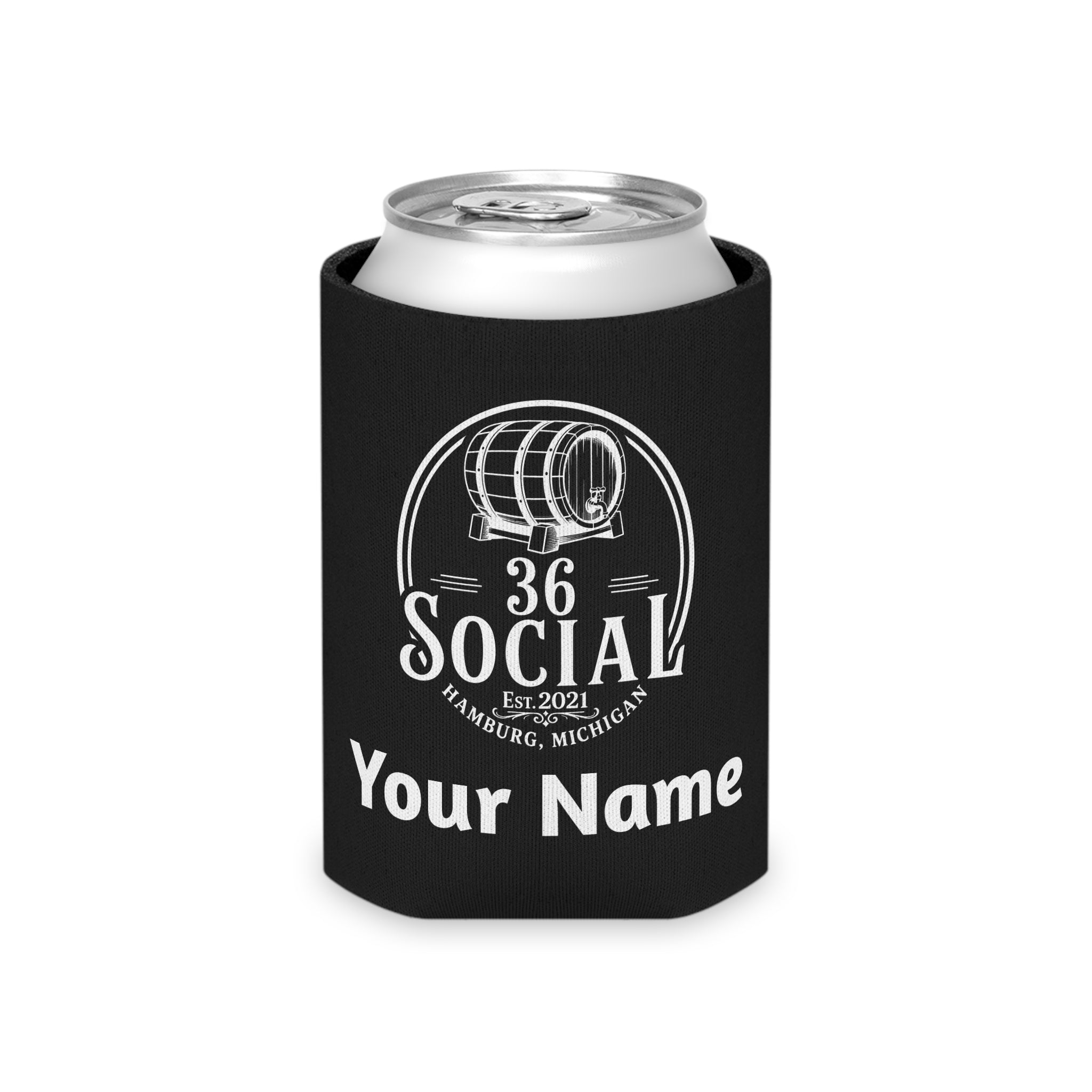 36 Social Logo 2 SL Can Cooler - Regular - Black (Amaranth)