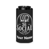 36 Social Logo 2 SL Can Cooler - Skinny - Black (Amaranth)