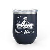 LCWCC Dog Logo Wine Tumbler - 12oz