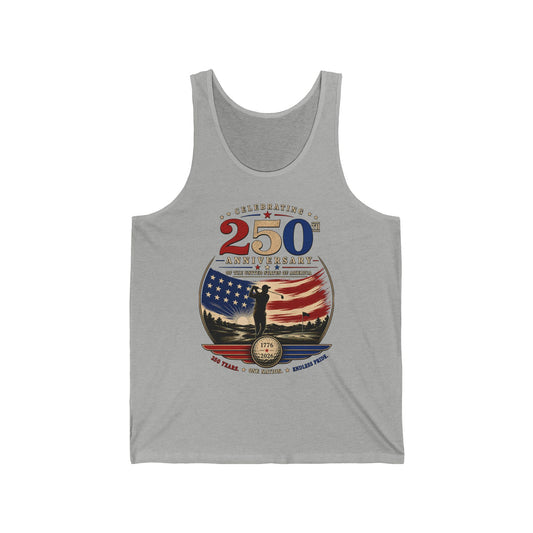 Soldier Flag Emblem 250th Anniversary Vintage Patriotic Americana Basic Tank Top - Unisex