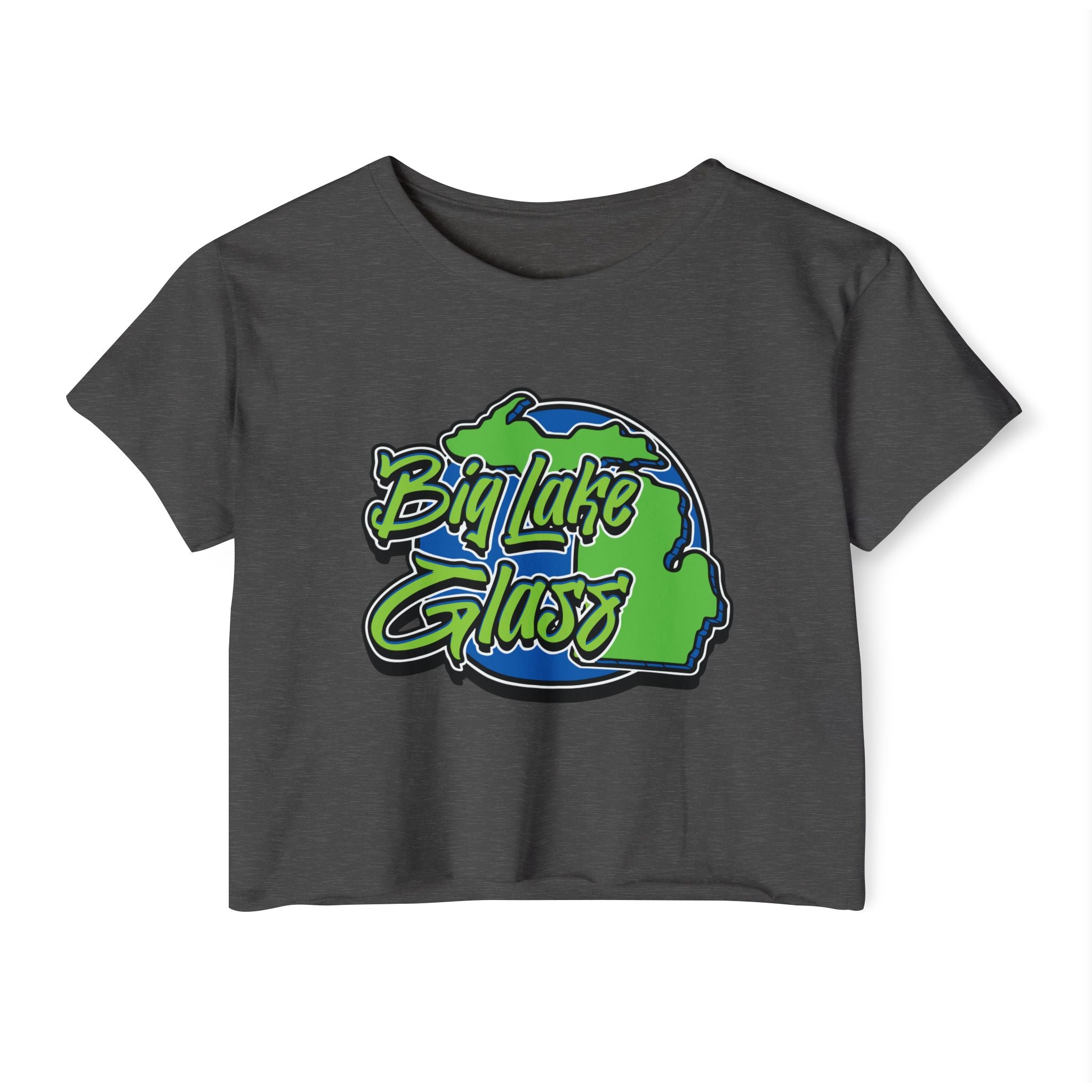 Crop Top T-Shirt - Women's - Big Lake Glass