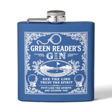 Green Reader's Black Flask - 6oz