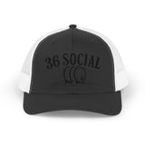 Snapback Trucker Cap - Embroidered - 36 Social