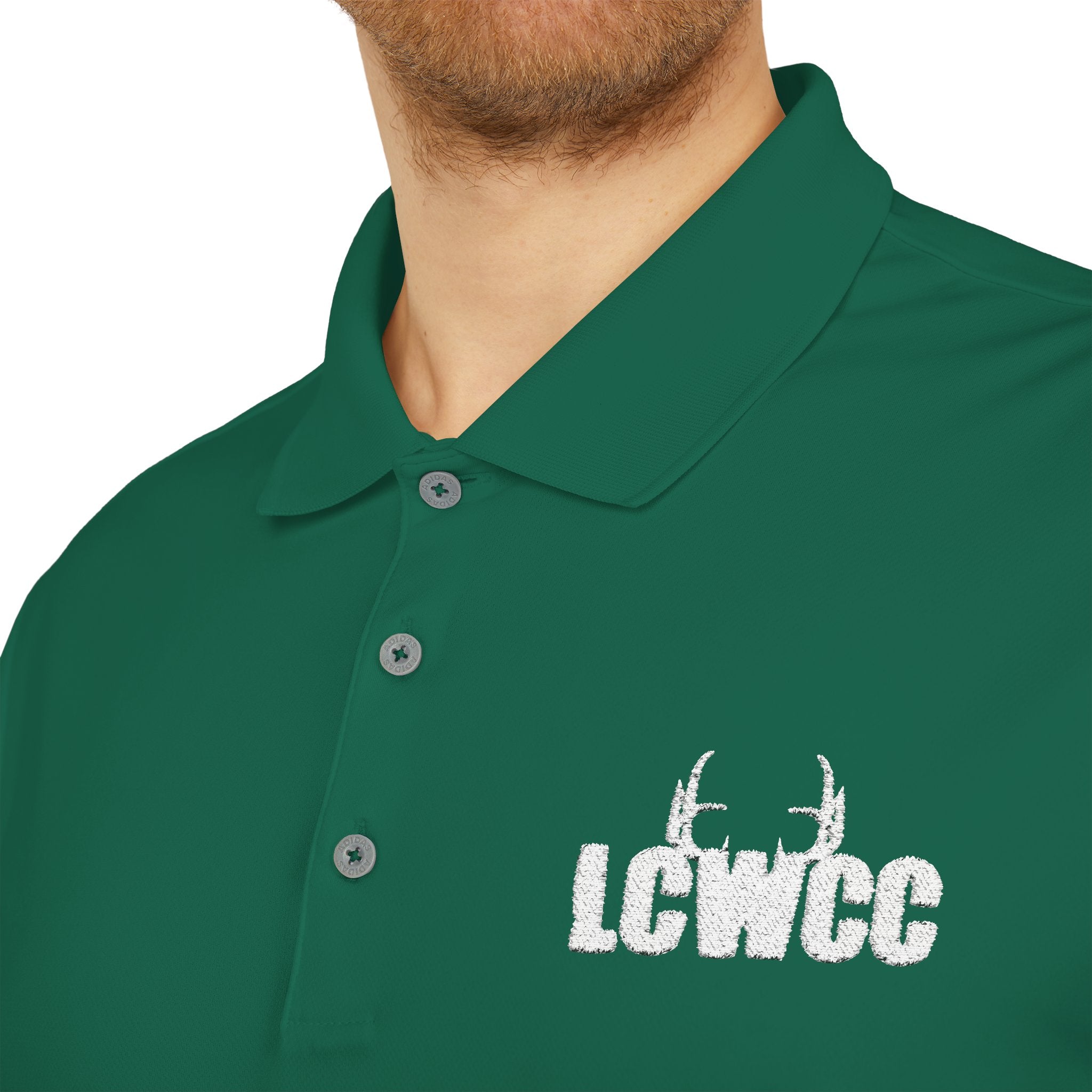 LCWCC Rack Logo Adidas Unisex Performance Polo (Embroidery)