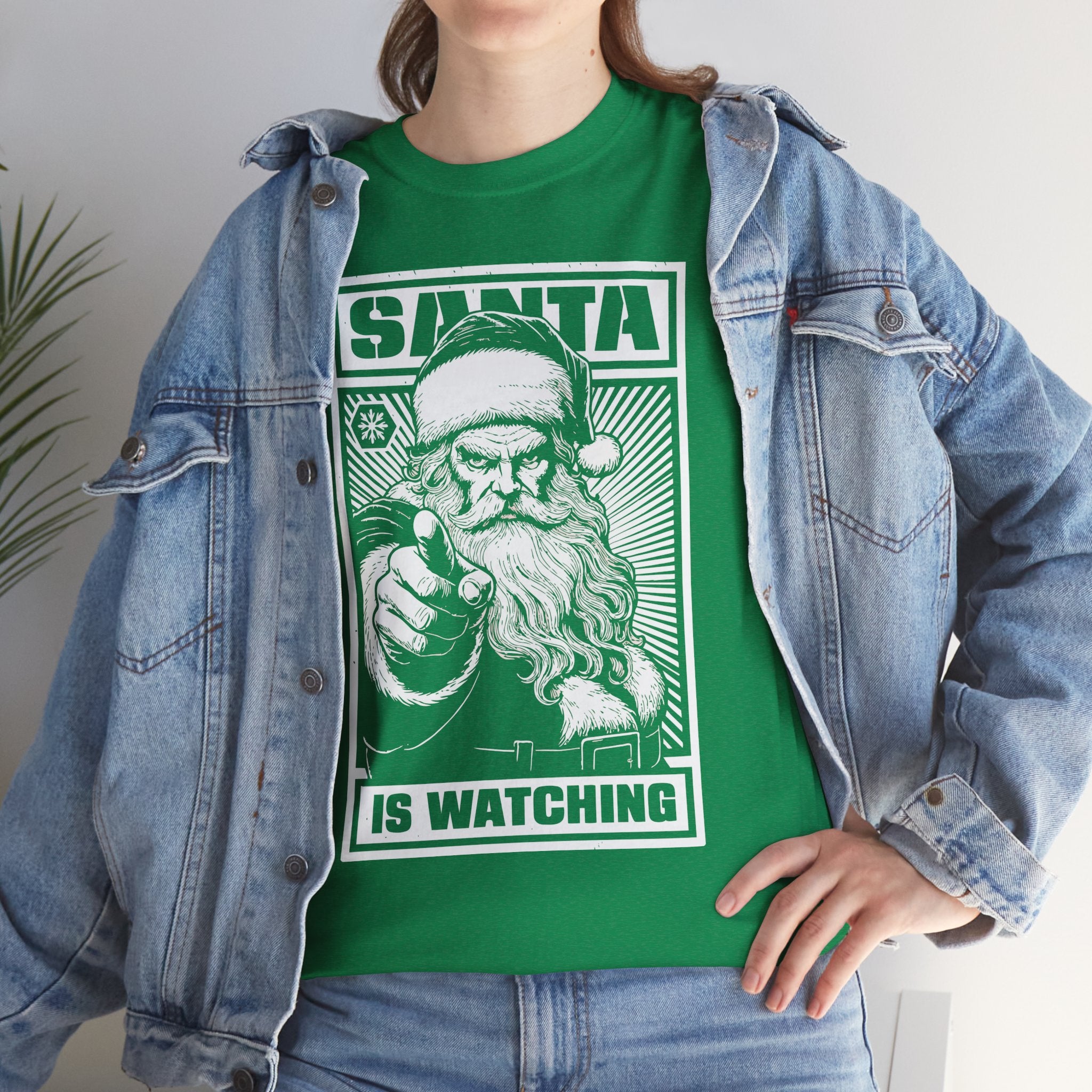 Santa is Watching Basic T-Shirt - Unisex