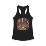 Hippie Van USA 250 1776 2026 Retro Patriotic Basic Racerback Tank Top - Women's