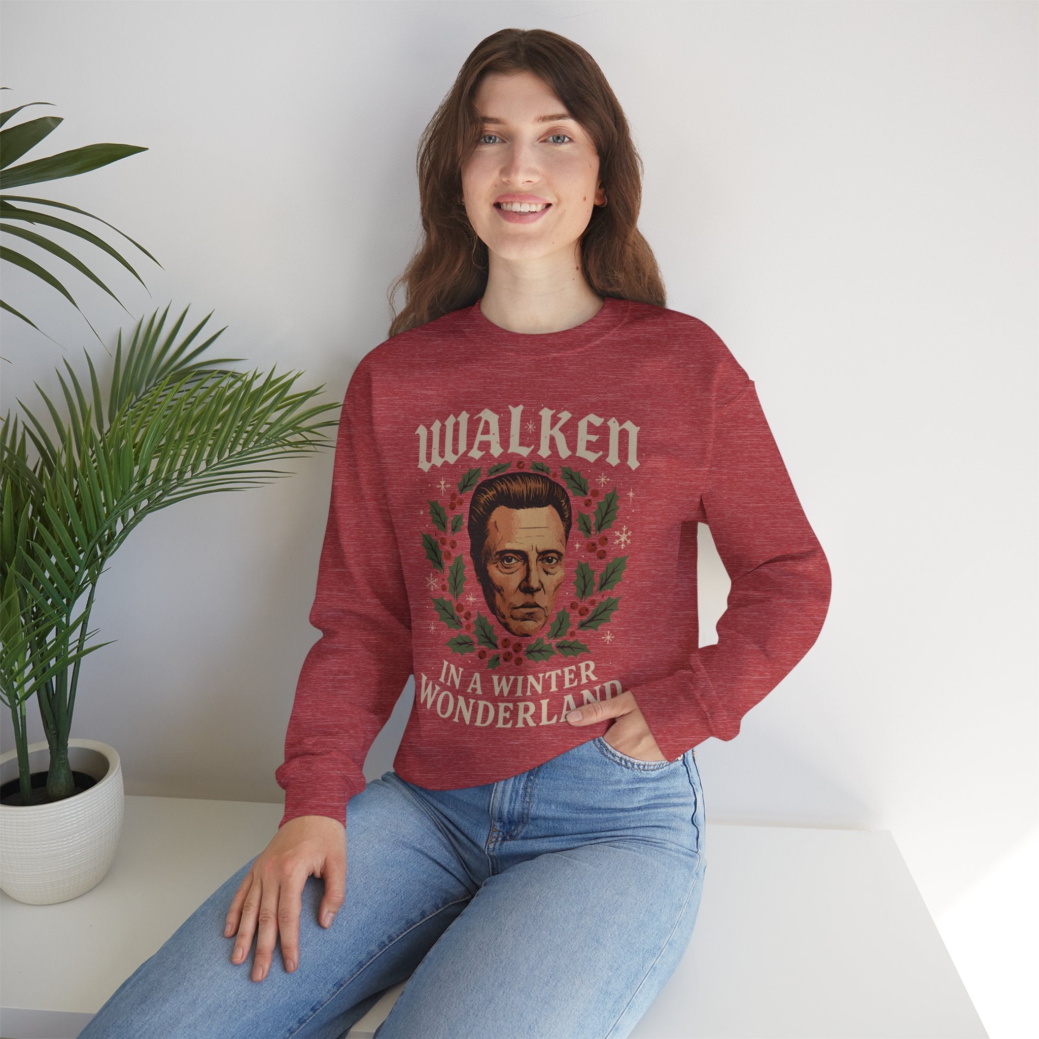 Walken In A Winter Wonderland Crewneck Sweatshirt - Unisex
