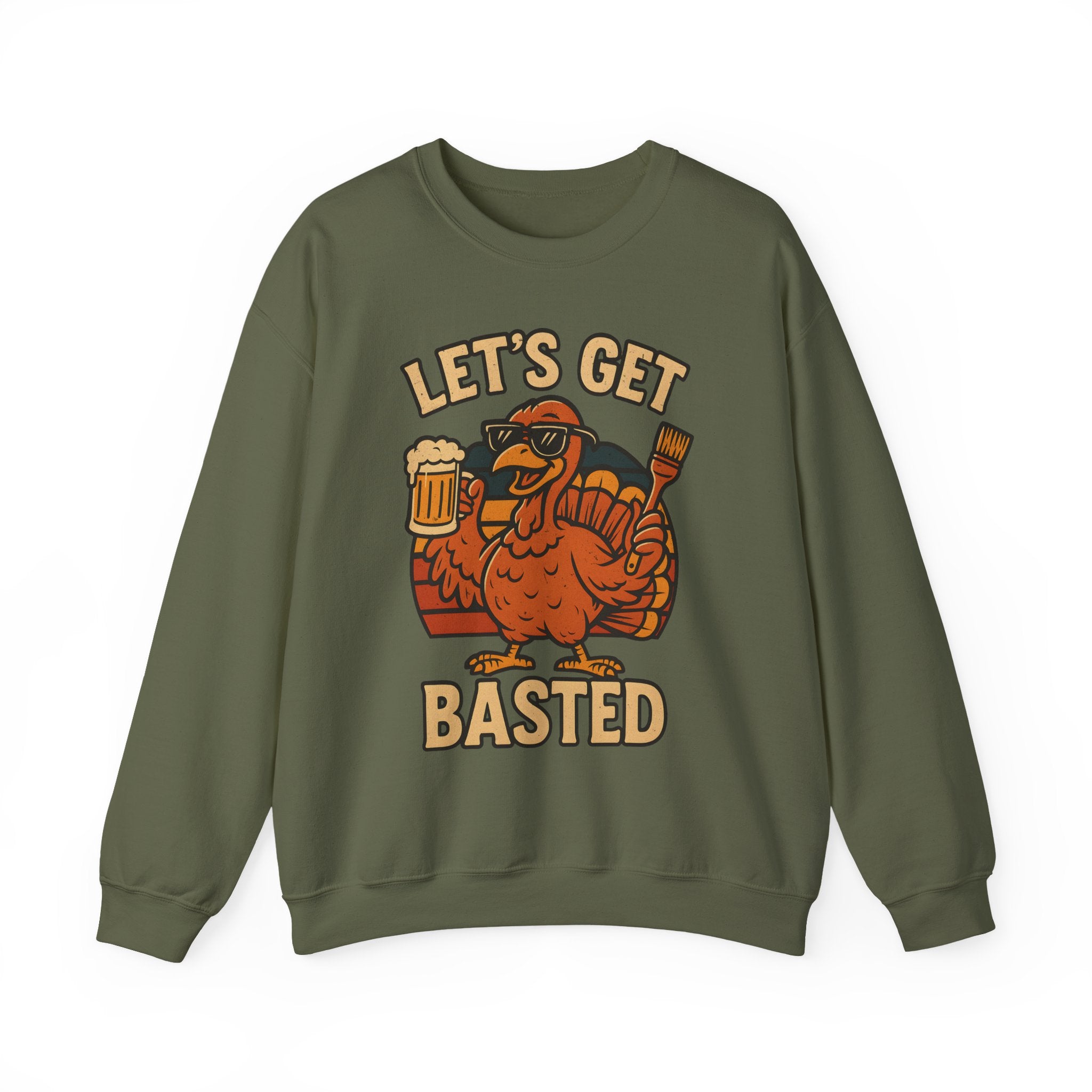Let's Get Basted Crewneck Sweatshirt - Unisex