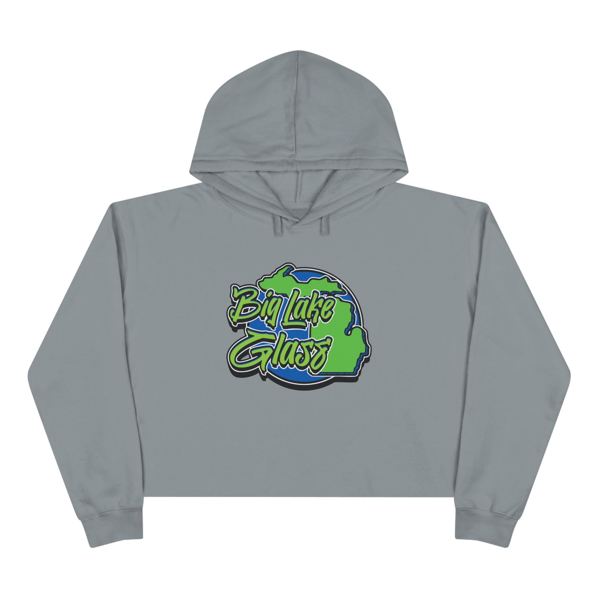Crop Top Hoodie - Women's - Big Lake Glass