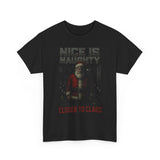 Nice is Naughty Closer to Claus Firefly Basic T-Shirt - Unisex