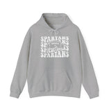 Spartans Football 1 White Hoodie - Unisex
