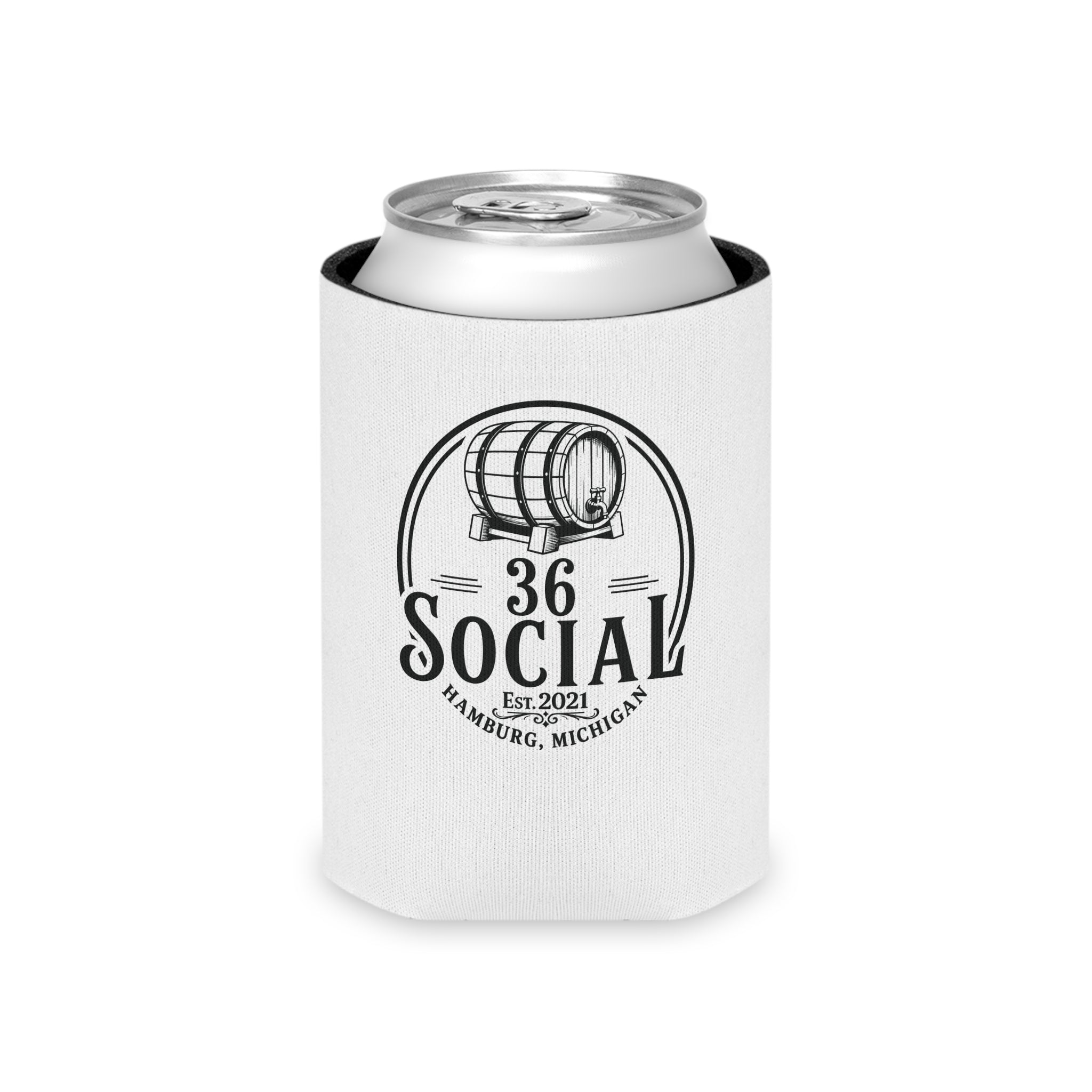 36 Social Logo 2 SL Can Cooler - Regular - White (Amaranth)