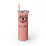 Manchester Local AF Skinny Steel Tumbler with Straw - 20oz
