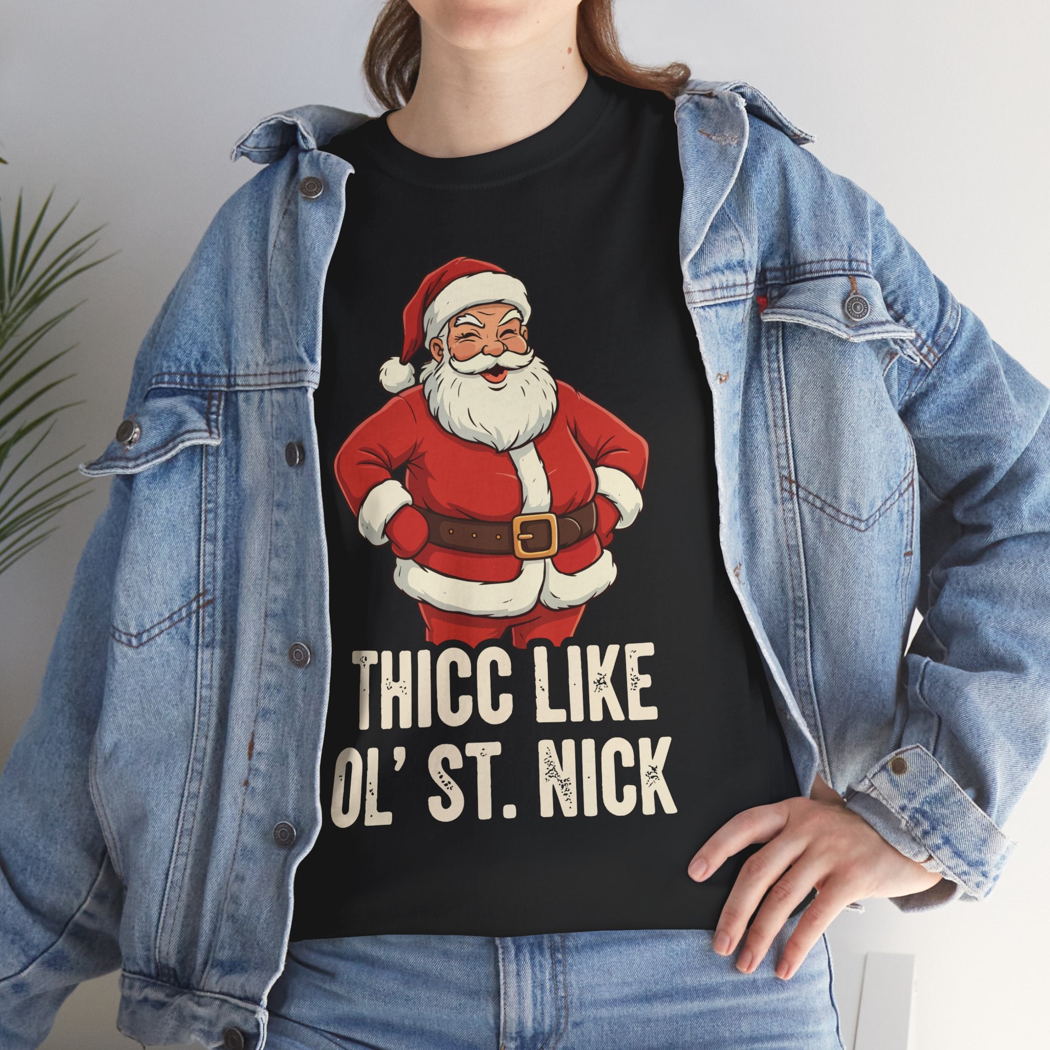 Thicc Like Ol St Nick Basic T-Shirt - Unisex
