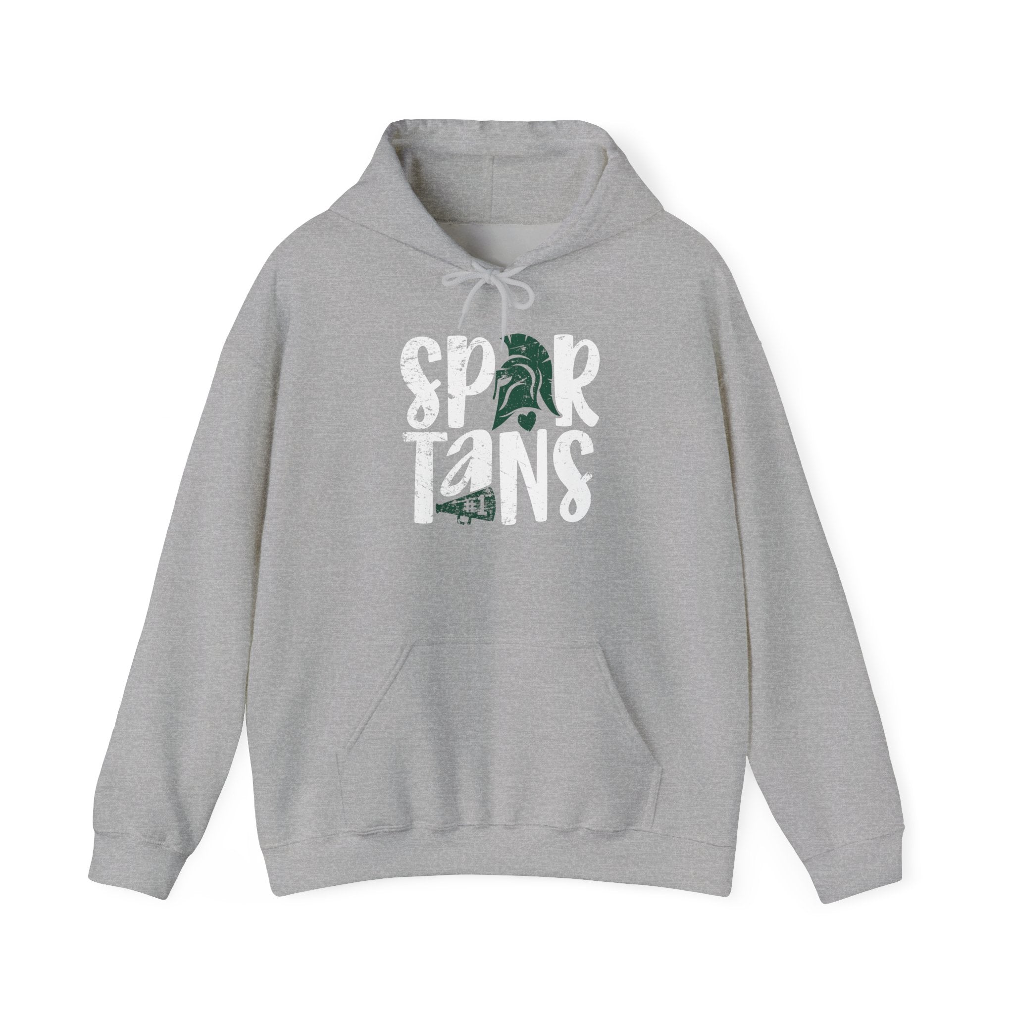 Spartans #1 Green & White Hoodie - Unisex