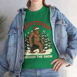 Squatchin Through The Snow Basic T-Shirt - Unisex