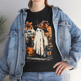 Ghost & Cat Black Basic T-Shirt - Unisex
