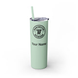 Manchester Local AF Skinny Steel Tumbler with Straw - 20oz