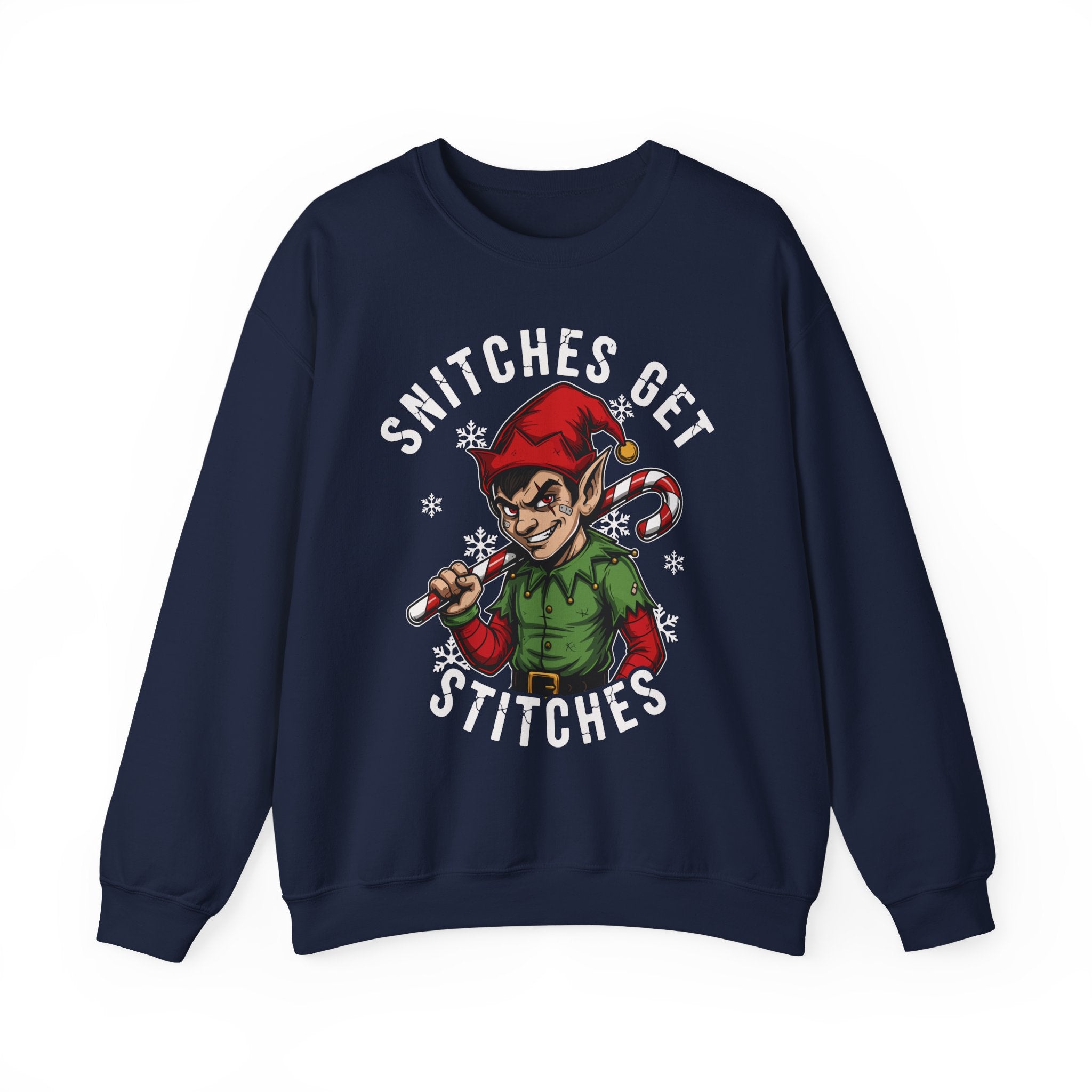Snitches Get Stitches Crewneck Sweatshirt - Unisex