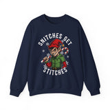 Snitches Get Stitches Crewneck Sweatshirt - Unisex