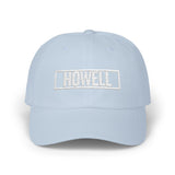 Howell Bold & Square White Embroidery Dad Cap