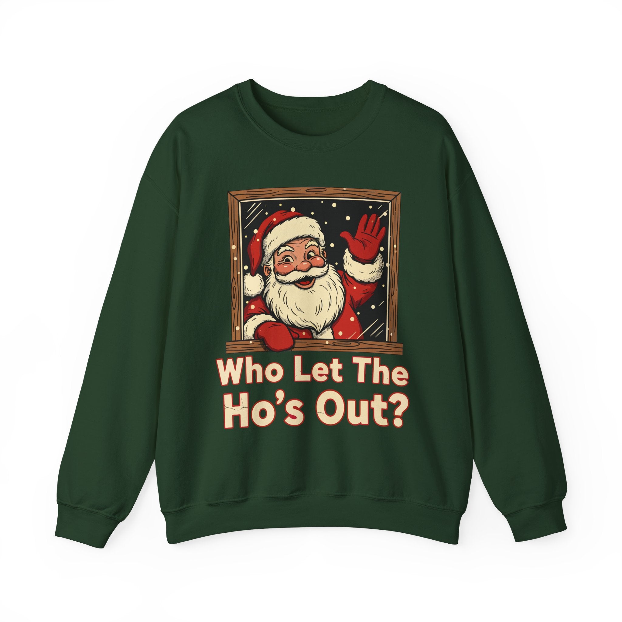 Who Let The Hos Out Crewneck Sweatshirt - Unisex