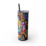 The Boba 2 Skinny Steel Tumbler with Straw, 20oz