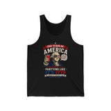 Funny Founding Rebel Party 1776 2026 Vintage Patriotic Basic T-Shirt - Unisex
