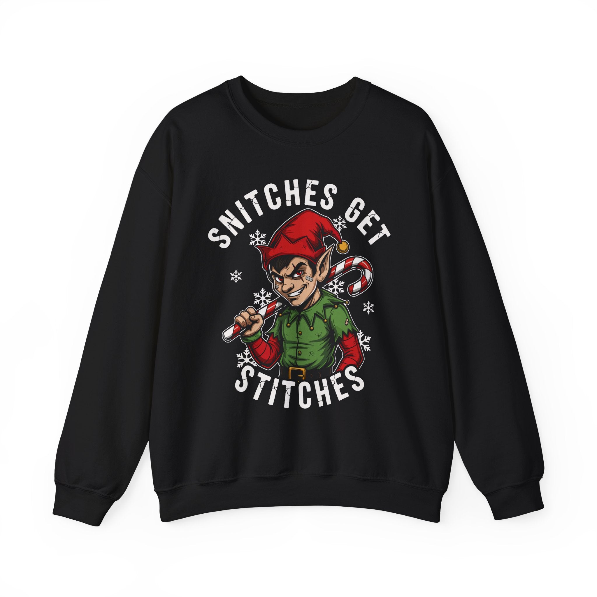 Snitches Get Stitches Crewneck Sweatshirt - Unisex