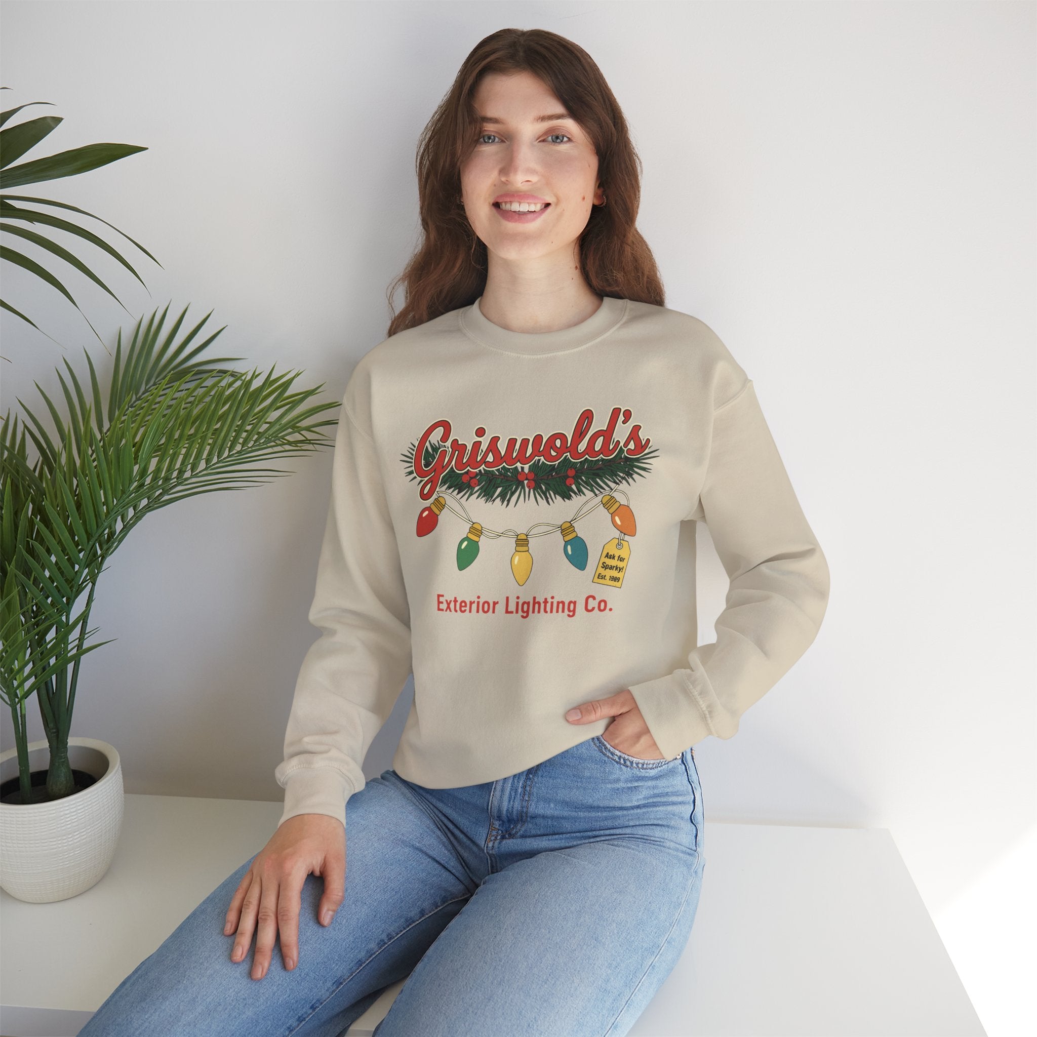 Griswolds Exterior Lighting Co Crewneck Sweatshirt - Unisex