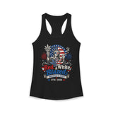 Funny Statue Blazed 250th Anniversary Patriotic Americana Basic Racerback Tank Top - Women's